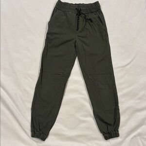 Boys’ Olive Green Jogger Pants
